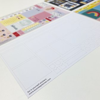          UITVERKOCHT | Positiviteit die blijft plakken stickerset