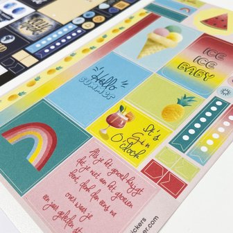          UITVERKOCHT | Positiviteit die blijft plakken stickerset
