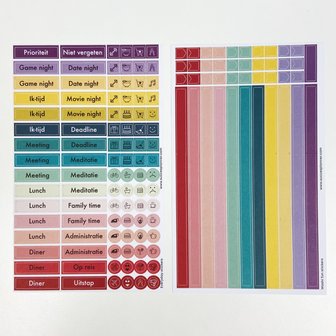          UITVERKOCHT | Positiviteit die blijft plakken stickerset