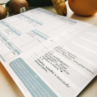 LAATSTE STUKS | Boodschappenlijstje met maaltijdplanner