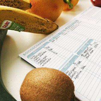 LAATSTE STUKS | Boodschappenlijstje met maaltijdplanner