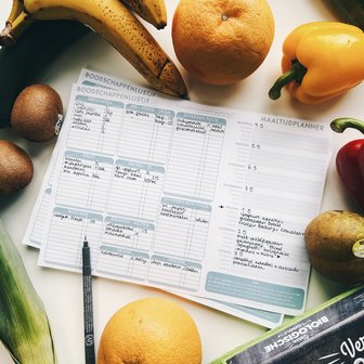 LAATSTE STUKS | Boodschappenlijstje met maaltijdplanner