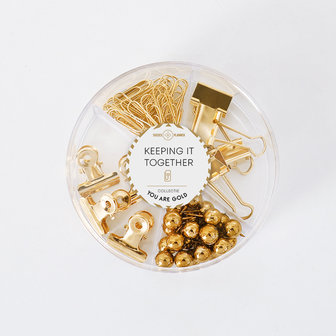 UITVERKOCHT | Bureau-accessoires &quot;You are gold&quot;