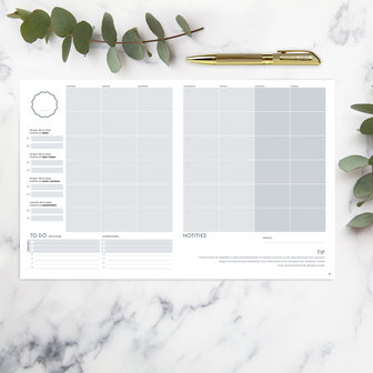  Ongedateerde Chocoladebruine SuccesPlanner