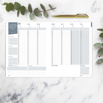   Ongedateerde Paarse SuccesPlanner