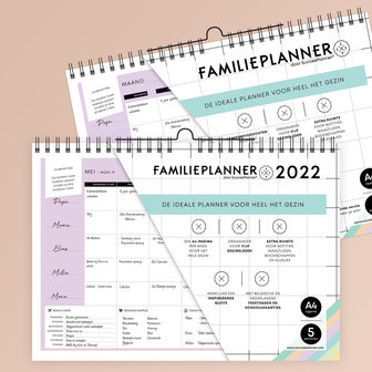   FamiliePlanner ONGEDATEERD voor 5 pers. (A4-formaat)
