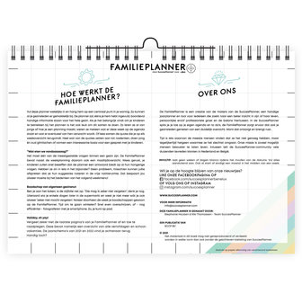   FamiliePlanner ONGEDATEERD voor 5 pers. (A4-formaat)
