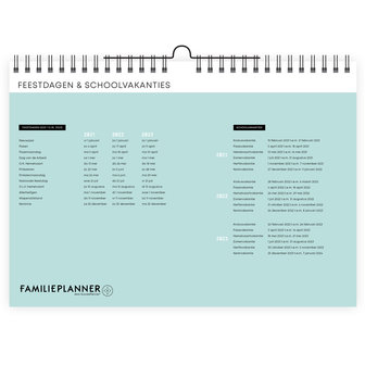   FamiliePlanner ONGEDATEERD voor 5 pers. (A4-formaat)