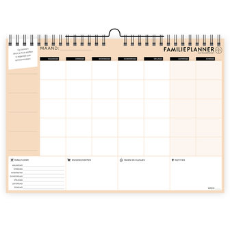   FamiliePlanner ONGEDATEERD voor 5 pers. (A4-formaat)