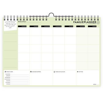   FamiliePlanner ONGEDATEERD voor 5 pers. (A4-formaat)
