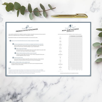  Ongedateerde Zwarte SuccesPlanner (met reliëfkaft)