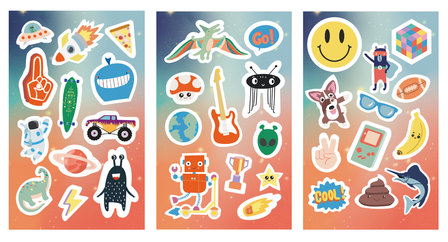    &#039;Cool&#039; stickerset