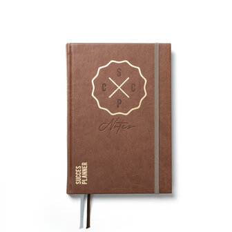 Chocoladebruin notitieboek