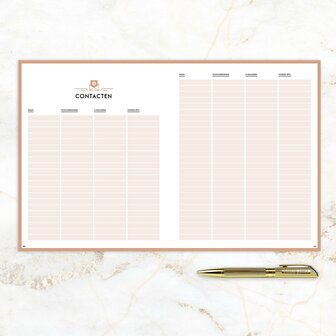 UITVERKOCHT | De SP X Cent Pur Cent 'BeautyPlanner 2023' - Special edition
