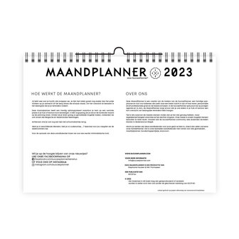    PRE-ORDER | MaandPlanner 2023
