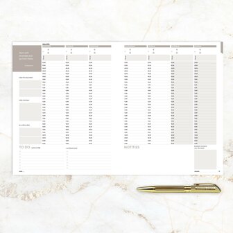       Ongedateerde Zen-groene SuccesPlanner