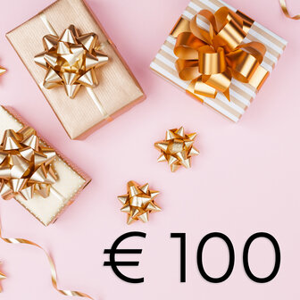 Cadeaubon t.w.v. 100 euro