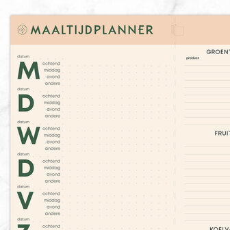 Detail Maaltijdplanner