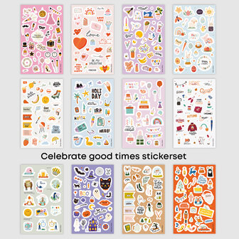 Celebrate good times stickerset 