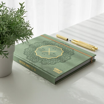     Zen-groene SuccesPlanner 2024