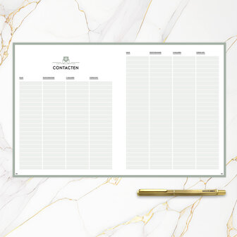             UITVERKOCHT | Ongedateerde Midnight blue SuccesPlanner