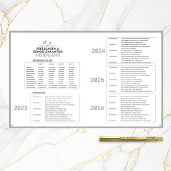             UITVERKOCHT | Ongedateerde Midnight blue SuccesPlanner