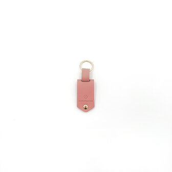NIEUW | Roze sleutelhanger met monogram en fotohoudertje