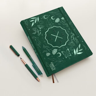                UITVERKOCHT | Ongedateerde Forest green SuccesPlanner
