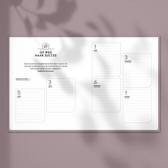 Blush SuccesPlanner stappenplan