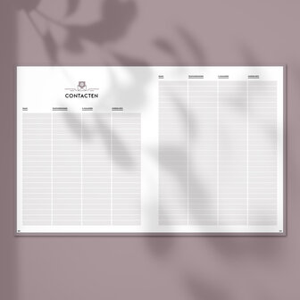 Binnenzijde SuccesPlanner 2025