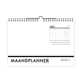     NU 30% KORTING | MaandPlanner 2025