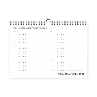     NU 30% KORTING | MaandPlanner 2025