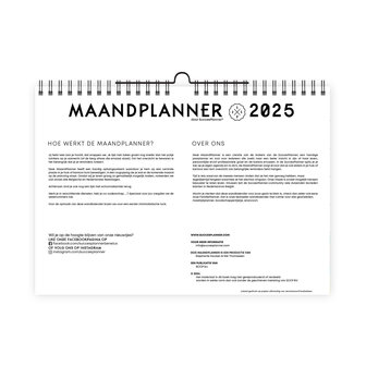     NU 30% KORTING | MaandPlanner 2025