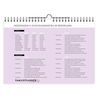 Ongedateerde FamiliePlanner