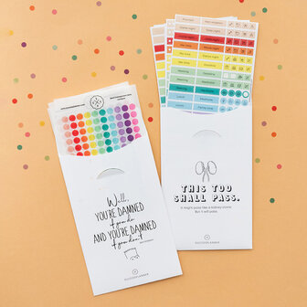set rainbow met rainbow washi&#039;s