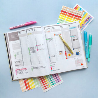                  NIEUWE KLEUREN | Semi-transparante dot stickers