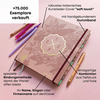 SuccesPlanner 2025 Altrosa mit perso