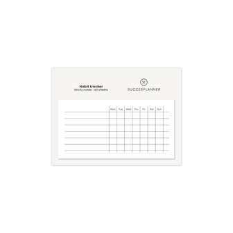          &#039;Habit tracker&#039; sticky notes