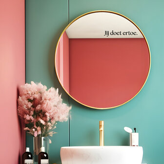        Spiegelsticker &#039;Jij doet ertoe&#039;