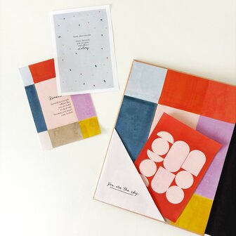 Optioneel: Pimp my planner goodies rusty blues colour blocking