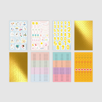 trendy stickerset van 700+ stickers