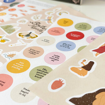 Vrouwen empowerment zelfrespect en veel liefde stickers