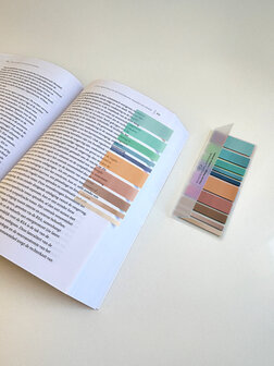 Focus Flags - gekleurde semitransparante sticky notes markeer klevers