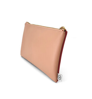     NIEUW | Blush &amp; terracotta - dubbelkleurig pennenetui