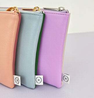     NIEUW | Blush &amp; terracotta - dubbelkleurig pennenetui