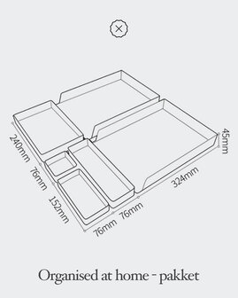                 NIEUW | Organised at home - pakket