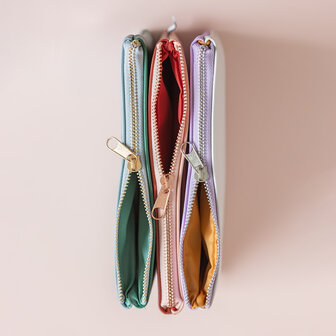     NIEUW | Blush &amp; terracotta - dubbelkleurig pennenetui