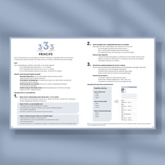 3-3-3 time management tool