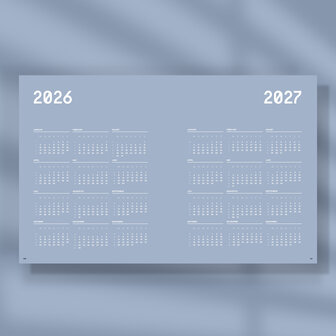 kalender 2026 en 2027