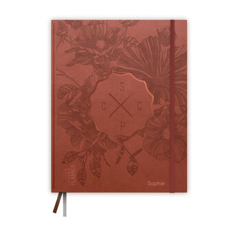 terracotta planner met naam op 2026